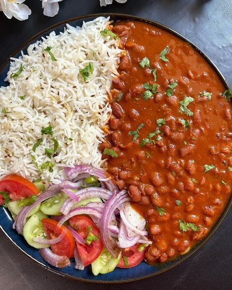 Rajma Chawal, Appetizer Snacks, Food Dishes, Appetizer, Desi, Salad, Snacks, Pure Products, On Twitter