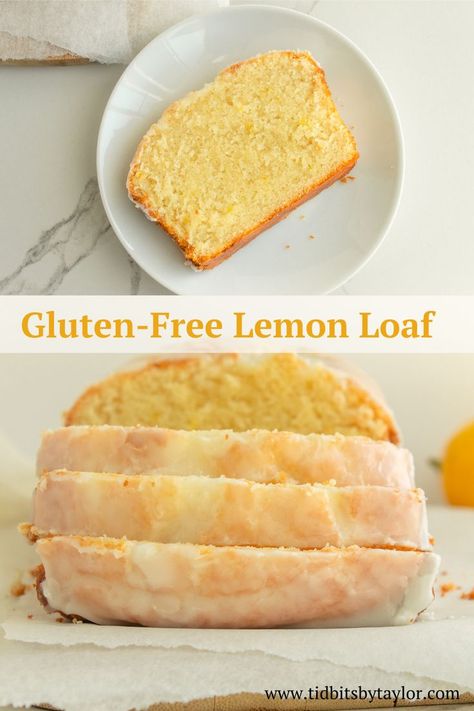 You are going to love this Gluten-Free Lemon Loaf recipe because it is moist, sweet, full of lemony flavour, and you can’t even tell it is gluten-free! #glutenfree #lemon #loaf Gluten Free Lemon Loaf, Gluten Free Lemon Pound Cake, Lemon Loaf Recipe, Edible Ideas, Lemon Loaf Cake, Lemon Bread, Lemon Loaf, Gf Bread, Lemon Pound Cake