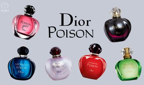 The Ultimate Guide To The Dior Poison Perfume Range Dior Poison Perfume, Christian Dior Poison, Dior Pure Poison, Poison Perfume, Passion Perfume, Dior Girl, Vanilla Perfume, Dior Perfume, Rose Fragrance