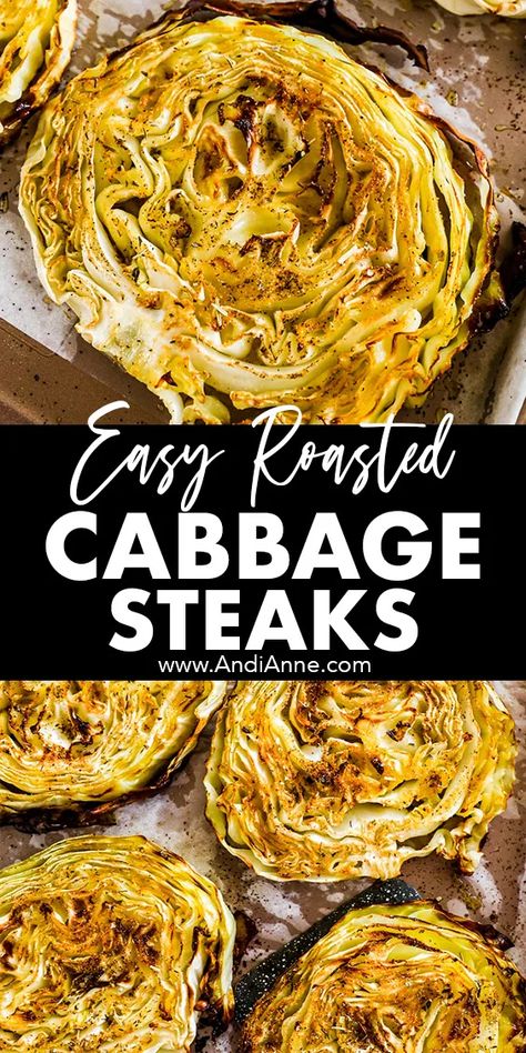 Baked Cabbage Recipes, Grilled Cabbage Steaks, Baked Cabbage Steaks, Cooked Cabbage Recipes, Cabbage Recipes Southern, Cabbage Steaks Recipe, Roasted Cabbage Steaks, Cabbage Recipes Healthy, Grilled Cabbage