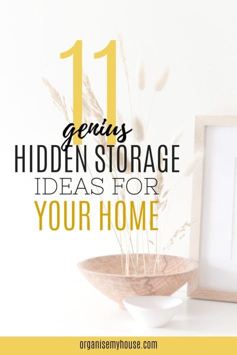 Amazing collection of hidden storage ideas from around the web that you'll love and want to try for your own home. Get creative and find storage space in places there shouldn't be! Kitchen Cupboard Storage Ideas, Cupboard Storage Ideas, Landing Storage, Hidden Storage Ideas, Home Organisation Tips, Wall Mirrors With Storage, Kitchen Cupboard Storage, Toothbrush Storage, Home Organizing