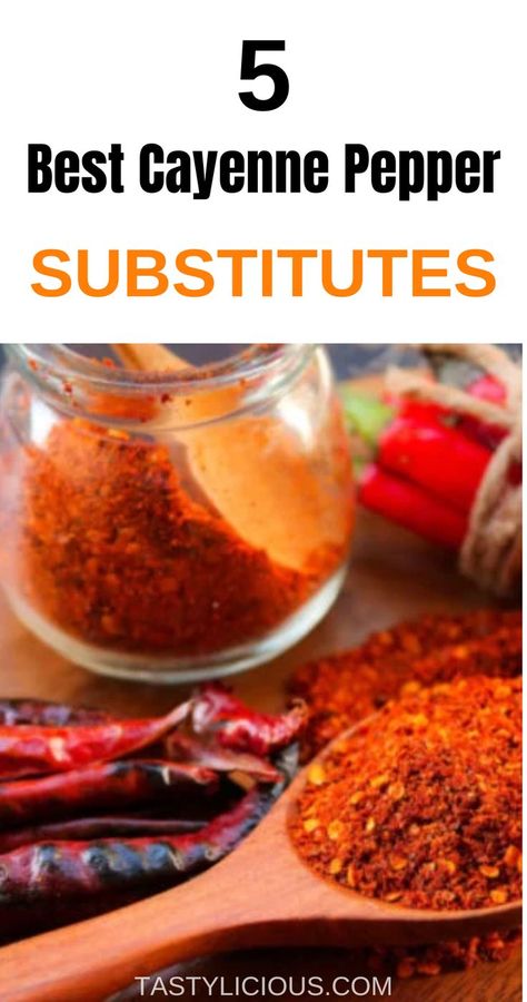 condiments for cooking | condiments for baking | seasonings to have in your pantry | basic seasonings to have Cooking Substitutions, Ingredient Substitutions, Cayenne Pepper, Chili Flakes, Cooking Skills, Cayenne Peppers, Cayenne, Do You Need, Pantry