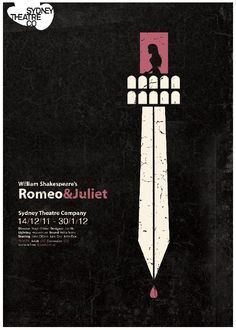 Poster Ideas Drawing, Romeo And Juliet Poster, Play Poster, Book Cover Design Inspiration, Polish Poster, Creative Jobs, Theatre Poster, Creative Portfolio, Poster Ideas