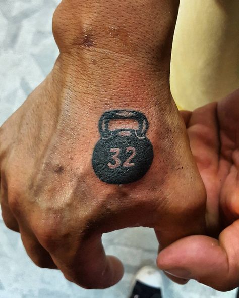 Rate This Barbell Tattoo 1 to 100 #tattoo #tattoos #smalltattoos #amazingtattoo #beautifultattoos #watercolorTattoo #InspirationalTattoos #ArtTattoo #NeonTattoo #CoolTattoos #TattooDrawings #BodyArtTattoo #Tattoo Sketches #FootTattoos #CelestialTattoo Kettlebell Tattoo, Barbell Tattoo, Weightlifting Tattoo, Black Men Tattoos, Neon Tattoo, Celestial Tattoo, 100 Tattoo, Men Tattoos, 1 To 100