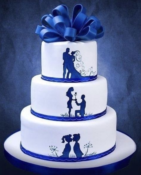 Royal Blue Wedding Cakes, Blue Wedding Decorations, Wedding Cake Prices, Wedding Cakes Elegant, Lace Wedding Cake, Floral Wedding Cakes, Chocolate Wedding Cake, Wedding Cakes Blue, Amazing Wedding Cakes