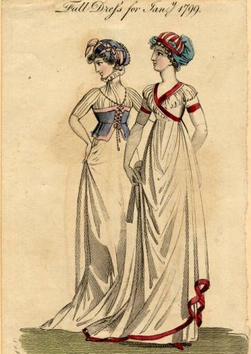 Regency Lifestyle, 1805 Fashion, 1799 Fashion, 1790s Fashion, Empire Clothing, Regency Gown, Regency Era Fashion, Gown Fashion, 1800s Fashion