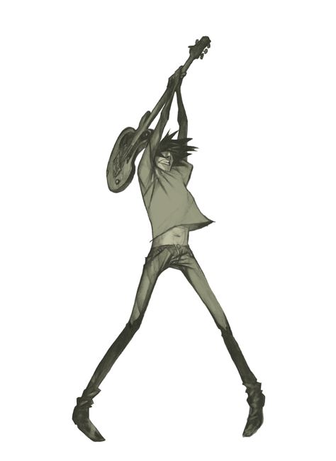 Guitar Pose Reference, Rock Music Art, Jean Philippe, Character Poses, Art Style Inspiration, Cartoon Character Design, Character Design References, Funky Art, A Drawing