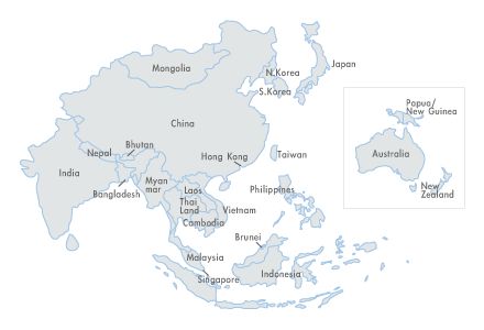 Asia Pacific Map  ... C2w19 Asia Pacific Map, Pacific Map, Map Outline, Map Background, Bhutan, Mongolia, Brunei, Laos, Geography