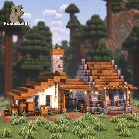 Medieval Blacksmith I made recently! Thoughts? : r/Minecraftbuilds Mincraft Idea Cabin, Minecraft Hunting Lodge, Small Shack Minecraft, Minecraft Vault Hunters, Minecraft Farm Cottage, Weaponsmith House Minecraft, Mideaval Minecraft House, Minecraft Furnace House, Minecraft Barnhouse