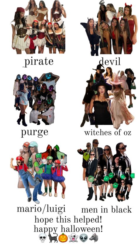 Most of these costumes can be done solo or with a group! #halloween #costumes #happyhalloween #costumeideas #solo #friendgroup #duo Group Halloween Costumes, Mario And Luigi, Halloween Costume Ideas, A Group, Costume Ideas, Happy Halloween, Halloween Costume, Black Men, Halloween Costumes