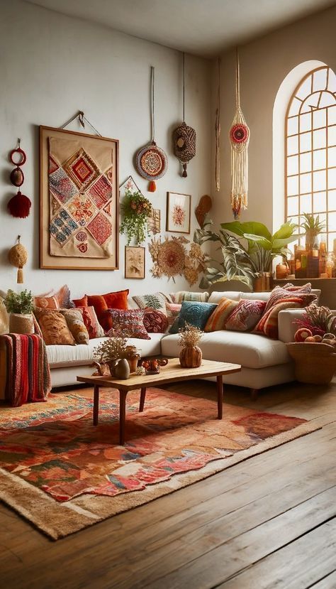 Lady Lair, Boho Rooms, Coastal Style Living Room, Furnitur Ruang Keluarga, Boho Style Decor, Boho Living Room Decor, House Decor Rustic, Deco Boheme, Bohemian Interior