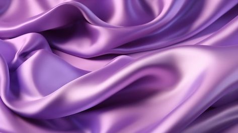 Purple silk fabric with a soft wave. | Premium Photo #Freepik #photo #drape #silk-cloth #silk-fabric #satin-texture Purple Silk Background, Purple Fabric Texture, Silk Fabric Texture, Satin Wallpaper, Purple Banner, Purple Drapes, Photo Purple, Cute Business Cards, Satin Texture