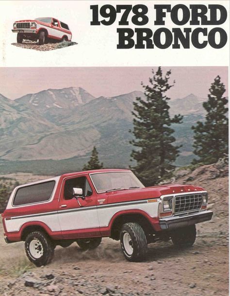 '78 Bronco Dealer Catalog 80s Ford Bronco, 1970 Ford Bronco, Old Ford Bronco, 1978 Ford Bronco, Old Bronco, 1979 Ford Bronco, 1979 Ford Truck, Chevy Nomad, Ford Suv