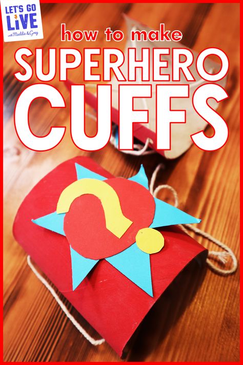 A really simple craft using toilet rolls to make your own 'Superhero Cuffs'. Click through for a kit list, method steps, curriculum links, and a video. We used this activity to explore superhero costumes as part of our 'Superhero Science' theme on Let's Go Live (our live family science show on YouTube) but it would be brilliant for science topics about engineering and making too! #education #science #craftsforkids #superheroactivity #superherocraft #scienceactivityforkids #superherocostume Really Simple Hairstyles, Super Hero Crafts, Superhero Science, Superhero Cuffs, Wallpaper Science, Super Hero Activities, Make Your Own Superhero, Olympic Crafts, Superhero Crafts