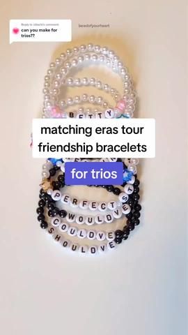 Friendship Bracelets Eras Tour, Bracelets Eras Tour, Your Wish Is My Command, Taylor Swift Outfits, Heart Beads, Jewelry Inspo, Eras Tour, Friendship Bracelets, Taylor Swift