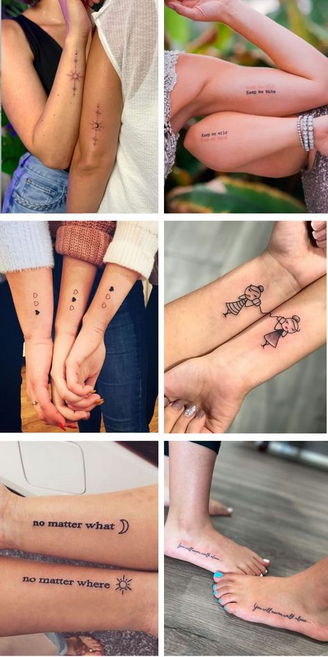 50+ Best Friend Tattoos Trending In 2024 Dainty Small Tattoos, 3 Friend Tattoos, Tattoos Trending, Small Tattoos For Women, Matching Best Friend Tattoos, Timeless Tattoo, Hand And Finger Tattoos, Perfect Tattoo, Incredible Tattoos