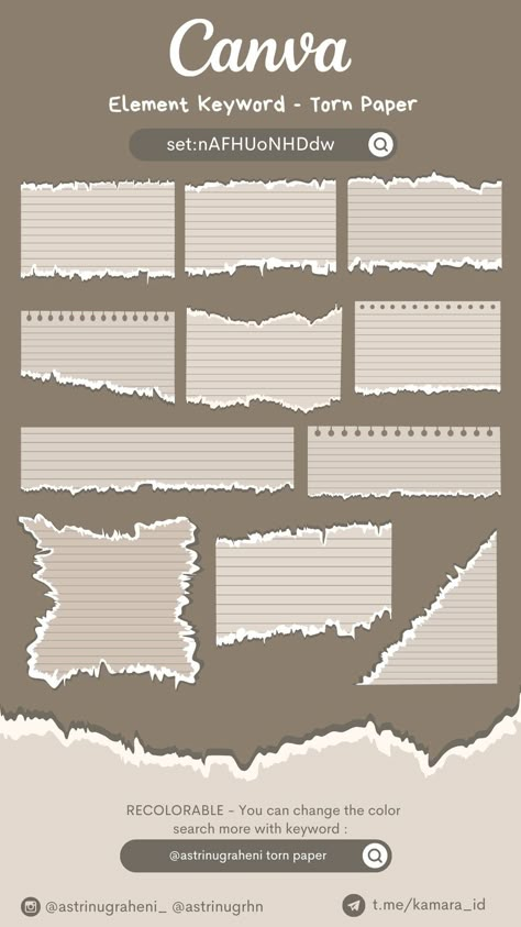 Canva Element Keyword Torn Paper Recolorable Paper Edit Aesthetic, Vintage Canva Templates, Canva Designs Aesthetic, Vintage Page Design, Canva Vintage Elements, Canva Elements Keyword Vintage, Canva Background Keyword, Canva Backgrounds Aesthetic, Vintage Canva Elements