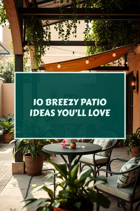 Looking to transform your outdoor space? Discover 10 breezy patio ideas that will inspire you! Whether you're ready to create a relaxing oasis or a fun gathering spot, each idea brings unique elements, like cozy furniture and chic décor. Explore pergola inspiration, beautiful plants, and ambient lighting that will elevate your patio experience. Get tips on enhancing your backyard vibes and matching styles to your personality—perfect for cozy evenings or lively outdoor parties. Create the perfect escape right at home! Farm Gates, Chic Patio, Farm Entrance, Outdoor Drapes, Small Water Features, Farm Gate, Cozy Furniture, Gate Designs, Bright Decor