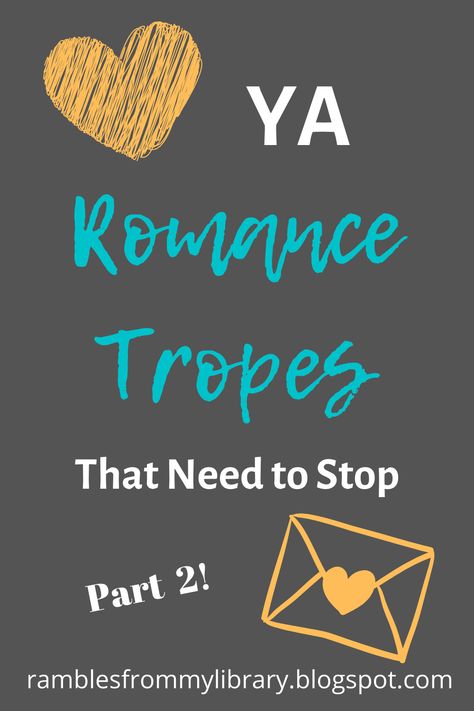 Last time I talked about six of the worst YA romance tropes I've seen in fiction. Now, it's time to talk about eight more tropes that I've seen in books that I cannot stand. Toxic Romance, Romance Tropes, Ya Romance, Teen Romance Books, Ya Fiction, Bad Romance, Writing Tools, The Worst, Romance Books