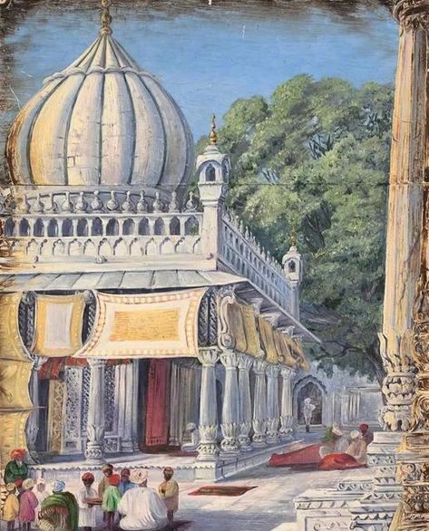 Nizamuddin Auliya, Marianne North, Gender Bias, Imam Hussain Wallpapers, Islamic Paintings, Indian Heritage, Indian Paintings, Indian History, A Lion