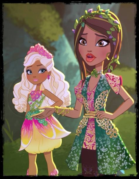 Nina Thumbell and Jillian Beanstalk in Dragon Games! Nina Thumbell Ever After High, Jillian Beanstalk, Nina Thumbell, Ever After High Dolls, Scooby Doo Mystery Incorporated, Raven Queen, After High School, Fairy Coloring Pages, Fairy Coloring