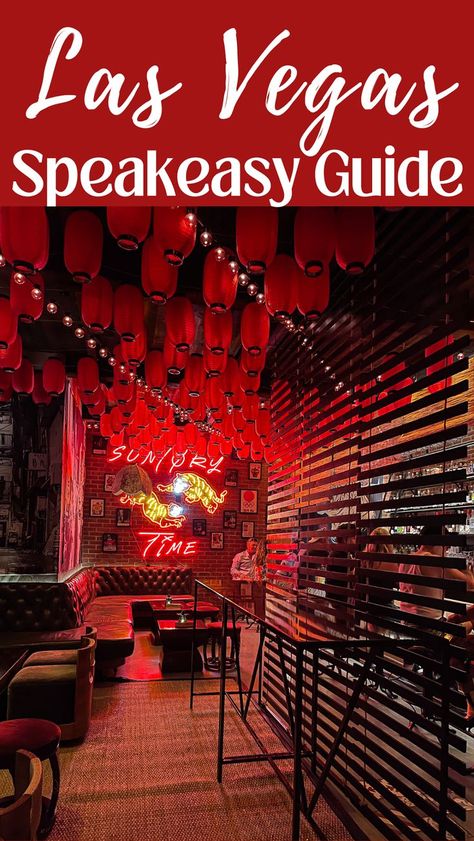 Come along with us as we tour the Las Vegas Speakeasy Scene. Secret underground drinking destinations with twists, surprises and great cocktails! #LasVegas #Speakeasy 40th Vegas Birthday Ideas, Superfrico Las Vegas, Things To See In Vegas, Speakeasy Las Vegas 2024, Las Vegas Speakeasy, 21st Birthday In Vegas Ideas, Las Vegas Speakeasies, Las Vegas Secret Spots, Las Vegas In March