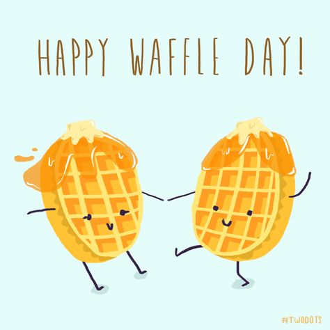 Dots food holidays breakfast waffles Happy Friendship Day Images, Waffle Day, Egg Waffle, Food Holidays, Bubble Waffle, Waffle Cookies, Two Dots, Breakfast Waffles, Waffle House