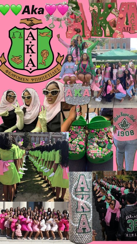 Aka are so dedicated to shrive for better sisterhood Senior Year Planning, Aka Apparel, Aka Sorority Gifts, Aka Sorority, Alpha Kappa Alpha Sorority, Alpha Female, Alpha Kappa Alpha, Sorority Gifts, Photoshoot Outfits