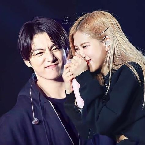 Rose Jungkook, Bts Big Hit, Swag Couples, Character Design Girl, Rose And Rosie, Couple Poses Reference, Rosé Edit, Kpop Couples, Photography Challenge