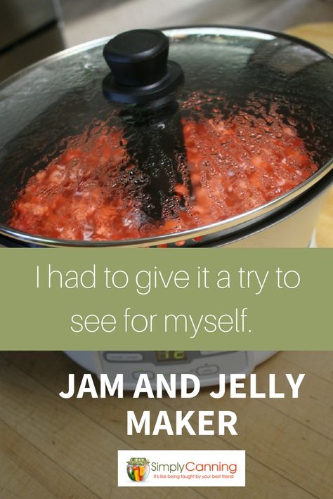 Jam and Jelly Maker, I splurged and bought one.  I was pretty hesitant as there were some things about it that I was not sure I'd like. What I found out.  https://www.simplycanning.com/jam-and-jelly-maker.html Fresh Tech Jam Maker Recipes, Ball Jam Maker Recipes, Freshtech Jam And Jelly Maker Recipes, Ball Jam And Jelly Maker Recipes, Ball Fresh Tech Jam And Jelly Maker Recipes, Jam And Jelly Maker Recipes, Jam Maker Recipes, Jelly Maker, Jam Maker