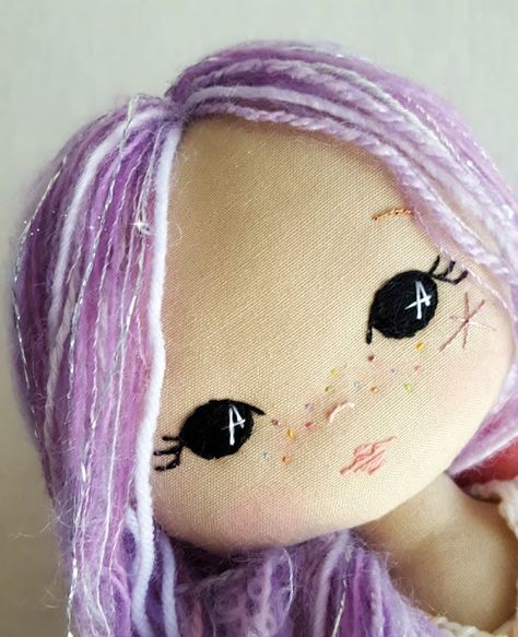 Gingermelon Dolls: Shop Update, Sale and Giveaway Winner!! Gingermelon Dolls, Doll Faces, Raggy Dolls, Diy Rag Dolls, Homemade Dolls, Cloth Dolls Handmade, Rag Dolls Handmade, Fabric Toys, Doll Tutorial