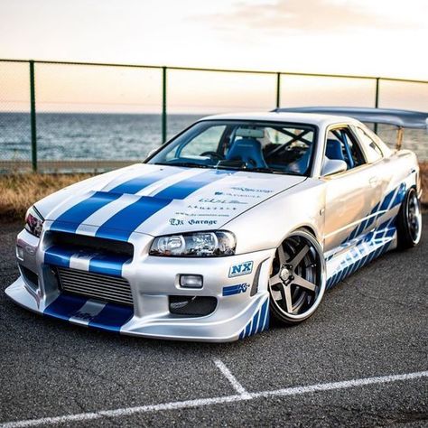 Nissan Gtr 34, Paul Walker Car, Gtr 34, Gtr Skyline, Old Sports Cars, Nissan Skyline R34, Nissan Gtr R34, R34 Skyline, Gtr Car