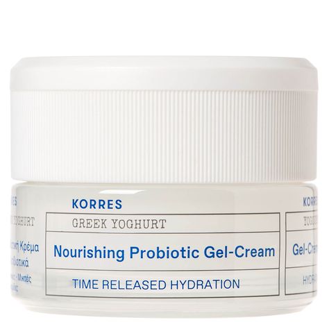 KORRES Greek Yoghurt Nourishing Probiotic Gel-Cream 40ml - LOOKFANTASTIC Home Remedies For Acne, Cream Aesthetic, Cream Cleanser, Facial Cream, Gel Cream, Luxury Skincare, Xanthan Gum, Salicylic Acid, Moisturizer Cream