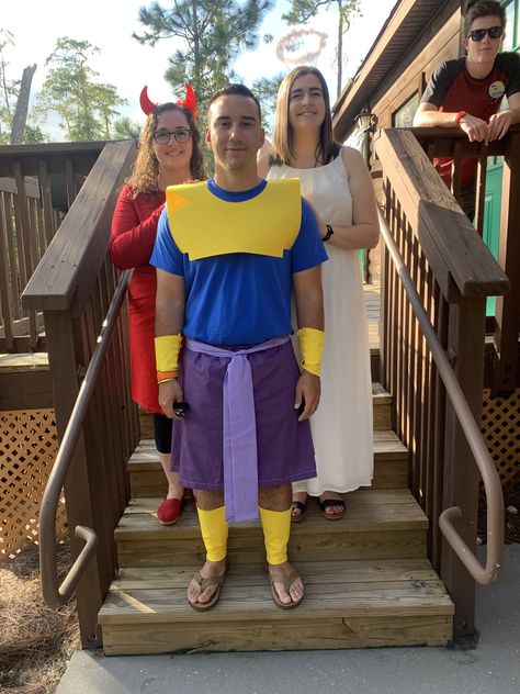 Halloween Trio, Trio Costumes, New Groove, The Emperor, Disney Halloween, Halloween Party, Academic Dress, Holidays, Halloween