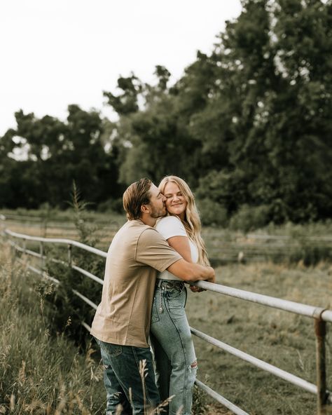 I simply cannot tell you how excited I am to capture Rachel and Conner wedding day next year! They reminded me how fricking fun it is to run around a farm and get creative! Your love is contagious for one another. 🫶🏼🍾 #centralminnesota #minnesotaphotographers #centralminnesotabrides #midwestmoment #midwestphotographer #portraitphotography #midwest #onlyinmn #minnesotaphotographer #minnesotanice #captureminnesota #engagementphotography #weddingphotography #photography #nikon #nikonphotography... Couples Fence Photography, Engagement Photos On A Farm, Couples Farm Photoshoot, Farm Couple Photoshoot, Farm Couple Pictures, Country Couple Photos, Farm Couple, Farm Engagement Photos, Country Couple Pictures