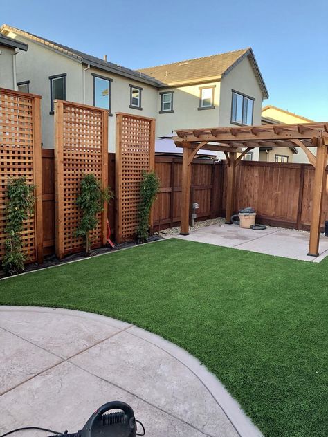 Outdoor Patio Ideas Backyards, Modern Backyard Landscaping, Backyard Garden Landscape, House Backyard, Backyard Privacy, Backyard Renovations, Backyard Remodel, Diy Backyard Landscaping, Backyard Inspiration