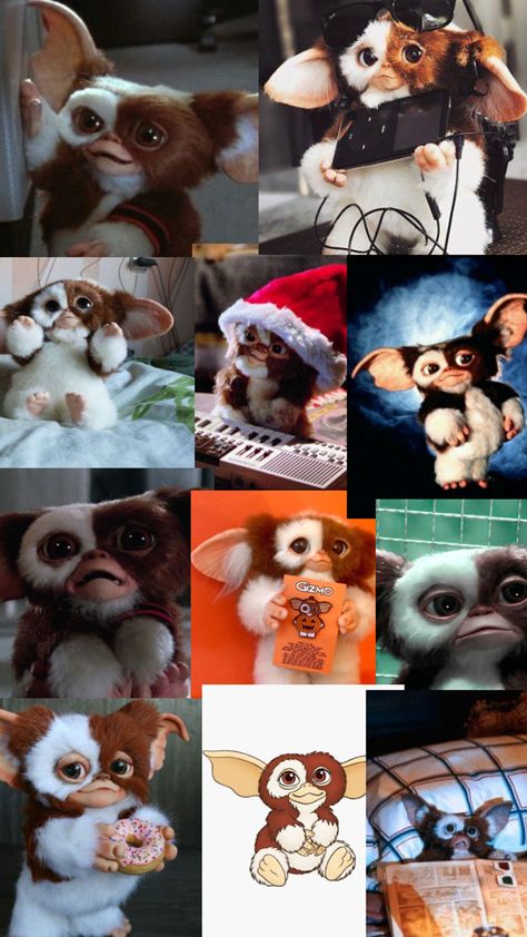 Gremlins Wallpaper, Gizmo Gremlins, My Uncle, Gremlins, Character Drawing, Collage, Drawings, Christmas, Art