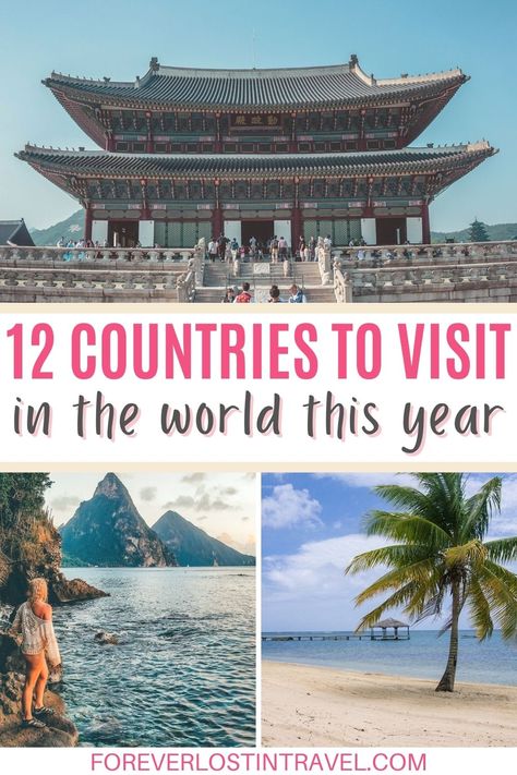 12 Incredible Countries To Visit This Year - Forever Lost In Travel Top Countries To Visit, Travel Things, Countries To Visit, Dream Travel Destinations, Bucket Lists, Global Travel, Mexican Culture, City Break, Tropical Islands