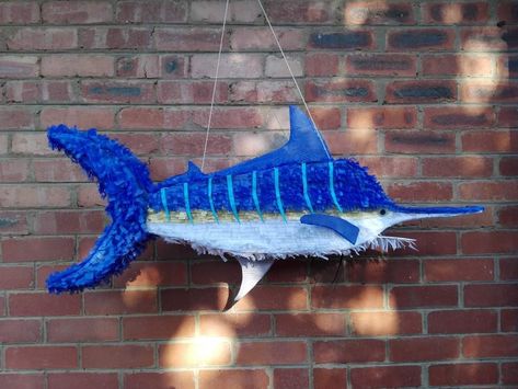 Holiday Boards, Beta Fish, Blue Marlin, Party Stuff, 6th Birthday, Hanukkah Wreath, Birthday Parties, Party Ideas, Birthday Party