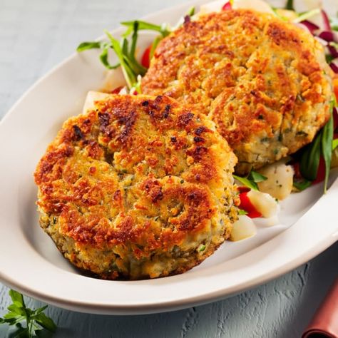 Quick & Easy Crab Cake Recipe | Stove Top | Recipes - Kraft Heinz Frozen Crab Cakes, Stove Top Stuffing Recipes, Crab Cakes Easy, Stove Top Stuffing, Stove Top Chicken, Stove Top Stuffing Mix, Crab Cake Recipe, Easy Stuffing, Stuffing Casserole