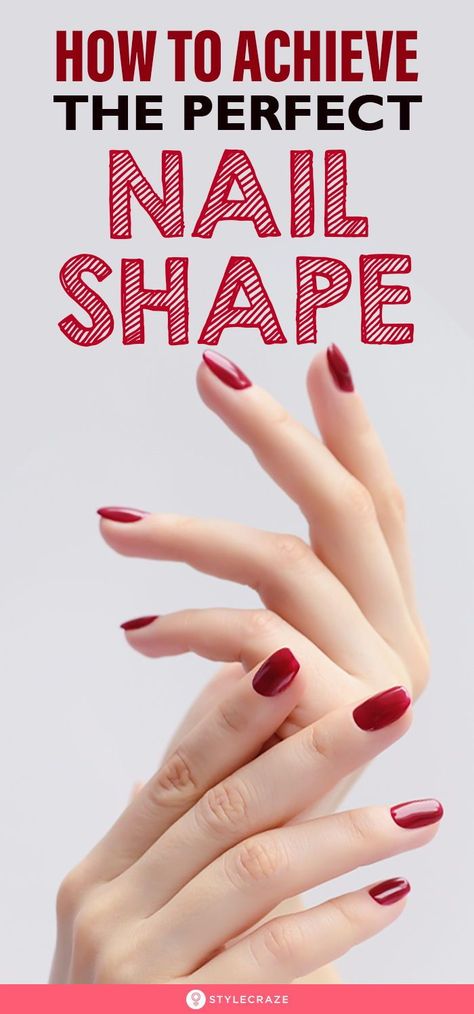 Shaping Short Nails, Best Nail Shape For Wide Nail Beds, Round Shaped Nails Short, Mail Shape Chart, How To Shape Nails Step By Step, Best Nail Shape For Your Hands, Nail Shapes For Short Nails, Square Oval Nails Short, Rounded Square Nails