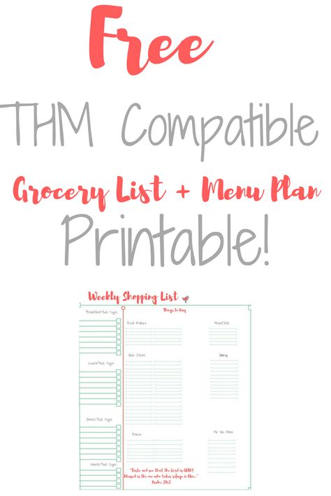 Diet Food Plan, Grocery Healthy, Healthy List, Menu Planning Printable, Thm Meal Plans, Meal Plan Printable, Trim Healthy Recipes, Trim Healthy Mama Plan, Weekly Grocery