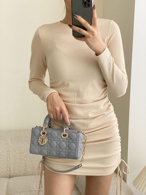 Christian Dior Sling Bag, Lady D Joy Bag Outfit, Lady Dior D Joy, Dior Sling Bag, Classy Trendy Outfits, Dior Outfit, Designer Things, Bags Brands, Bag Wishlist