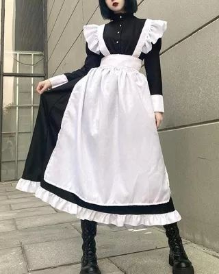 French Maid Outfit, Cosplay Maid, Dress Apron, Role Play Costume, Cosplay Cute, Maid Cosplay, French Maid, Costume Women, Maid Outfit