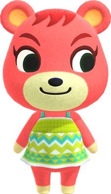 Acnh Villagers, Animal Crossing Wiki, Pisces Birthday, Green Hearts, Animal Crossing Fan Art, Bar Shirt, Cherry Red Color, City Folk, Animal Crossing Characters