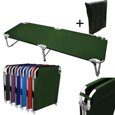 Cot With Storage, Camping Beds, Fold Up Beds, Tent Cot, Bed Cot, Green Camping, Murphy Bed Ikea, Sleeping Cots, Camping Cot