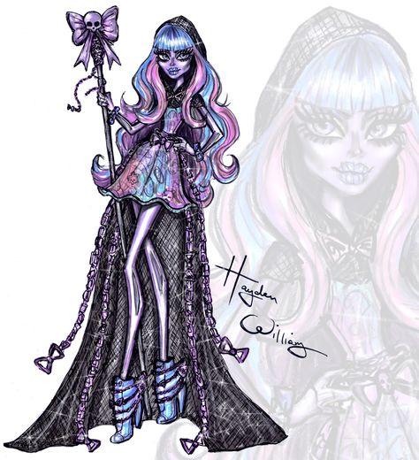 River Styxx Monster High Fashion Illustrations, Monster High Fashion, Hayden Williams Fashion, Hayden Williams, Monster High Art, Monster High Characters, Illustration Fashion Design, Drop Dead, Fashion Art Illustration