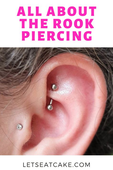 Want to get a rook piercing? Here is everything you will need to know before you get this piercing. From care to pain level this guide will help you prepare for this ear piercing. Ear Piercings Chart Pain Level, Ear Piercings Placement Chart Pain Level, Room Piercing, Ear Piercing Pain Scale, Ear Piercings Pain Level Chart, Ear Piercing Pain Chart, Ear Piercing Chart Pain, Most Painful Ear Piercings Chart, Piercing Pain Level