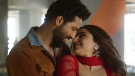 Vicky Kaushal and Sara Ali Khan are teaming up for the first time on Zara Hatke Zara Bachke directed by Laxman Uttekar. The film is all ready for a big screen release on June 2, being the first post-IPL release. Zara Hatke Zara Bachke will be the first theatrical release for both Vicky and Sara after 39 months and in this time span, the duo independently had multiple feature films on digital platforms. Zara Hatke Zara Bachke Run Time & Screen Count Zara Hatke Zara Bachke has been certif... Vicky Kaushal And Sara Ali Khan, Tere Vaste Song Sara Ali Khan, Tere Vaste Song, Indian Kiss, Tere Vaaste, Movie Editing, 90s Bollywood Songs, Personal Beliefs, City Life Aesthetic