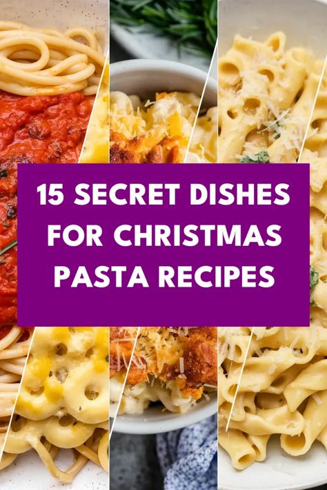 A photo of a christmas pasta recipes Pasta Dish For Christmas, Pasta Recipes For Christmas Dinner, Pasta Dishes For Christmas Dinner, Christmas Pasta Side Dishes, Christmas Pasta Bar, Pasta Christmas Dinner, Holiday Pasta Dishes, Christmas Pasta Salad Recipes, Christmas Pasta Dishes